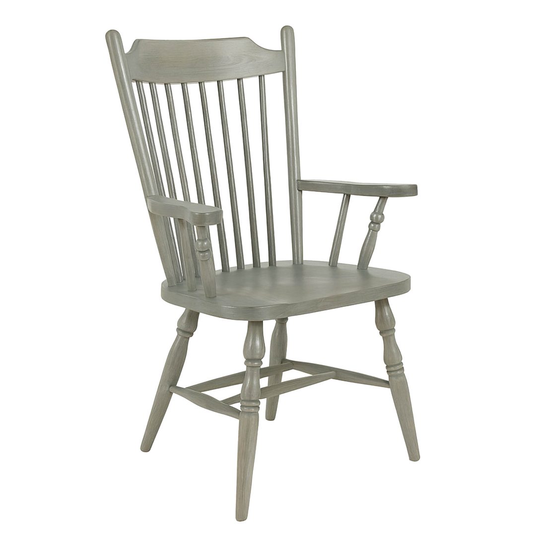 Fancy Farmhouse Solid Wood Arm Chair | Canadian Made Dining 01-0