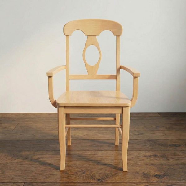Napolean Solid Wood Arm Chair | Traditional Dining Seating00-02