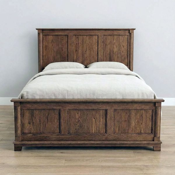 Tranquil Solid Wood Bed | Custom Handcrafted Bed 01-02
