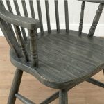 Country Solid Wood Arm Chair | Handcrafted Windsor Dining Chair 00-05