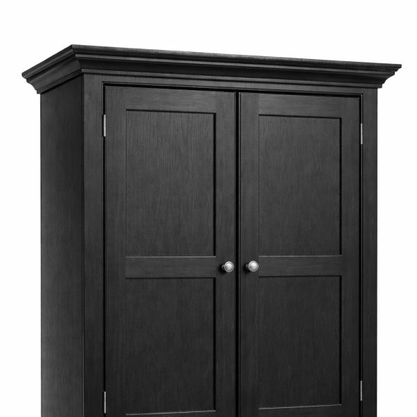 Brooklyn Solid Wood Wardrobe | Handcrafted Classic Wood Armoire 00-01