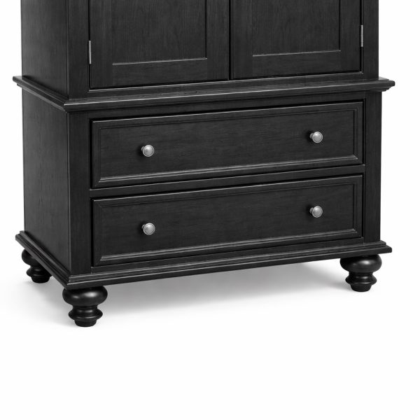 Brooklyn Solid Wood Wardrobe | Handcrafted Classic Wood Armoire 00-02