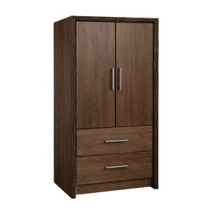 Live Edge Solid Wood Wardrobe | Handcrafted Modern Armoire 00-00