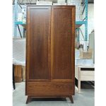 Hugo Mid-Century Solid Wood Armoire | Modern Storage 00-1