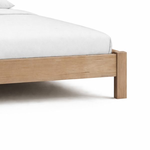 Thornlea Solid Wood Bed With Fabric Headboard | Canadian Upholstered Bed 00-03