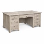 A-Series Solid Wood Executive Desk | Handmade Office Desk 0-04