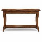 French Curve Leg Solid Wood Sofa Table 00-02