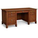 Phillipe Solid Wood Executive Desk | Classic Office Desk 00-02